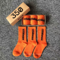 350 500 v2 sock calcetin custom logo print designer cotton manufacturer bamboo sport embroidery unisex women men's sock